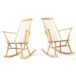 LUCIAN ERCOLANI - ERCOL - PAIR OF GOLDSMITH 369 ROCKING CHAIRS