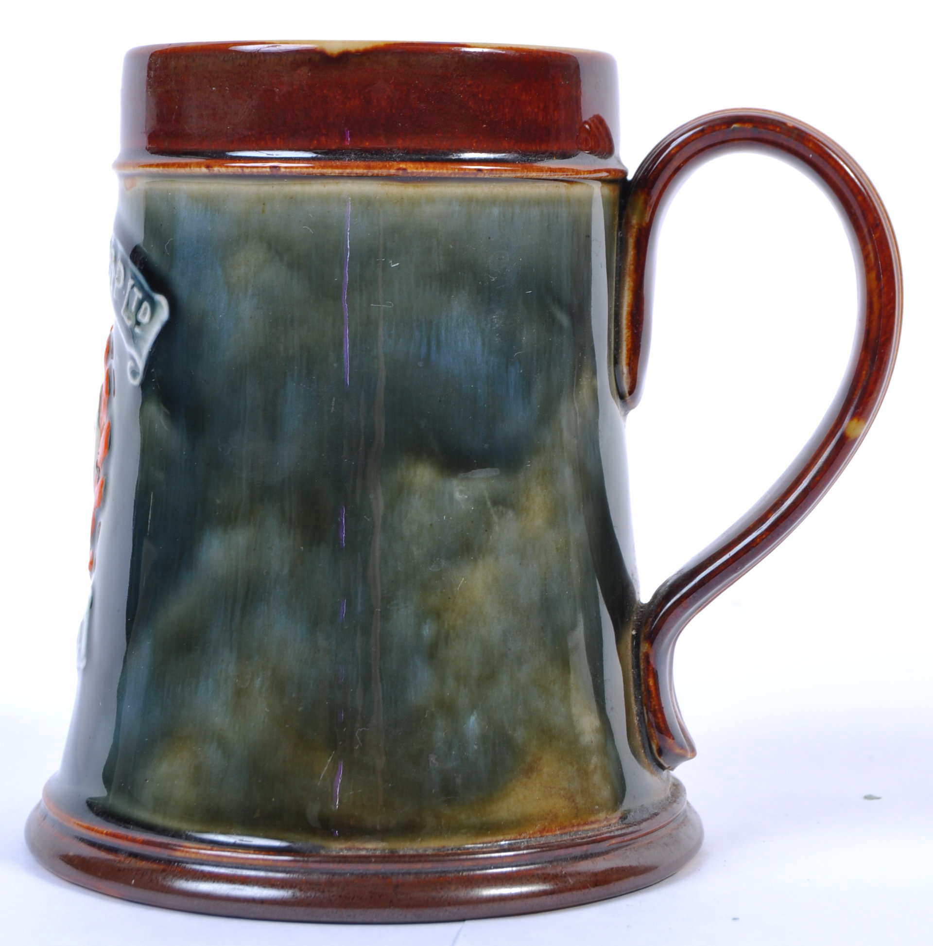 RARE ROYAL DOULTON DRIP GLAZE TANKARD FOR SHELL MEX BP BRISTOL - Image 2 of 5