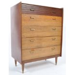 BRITISH 20TH CENTURY DESIGN - TEAK PEDESTAL CHEST OF DRAWERS