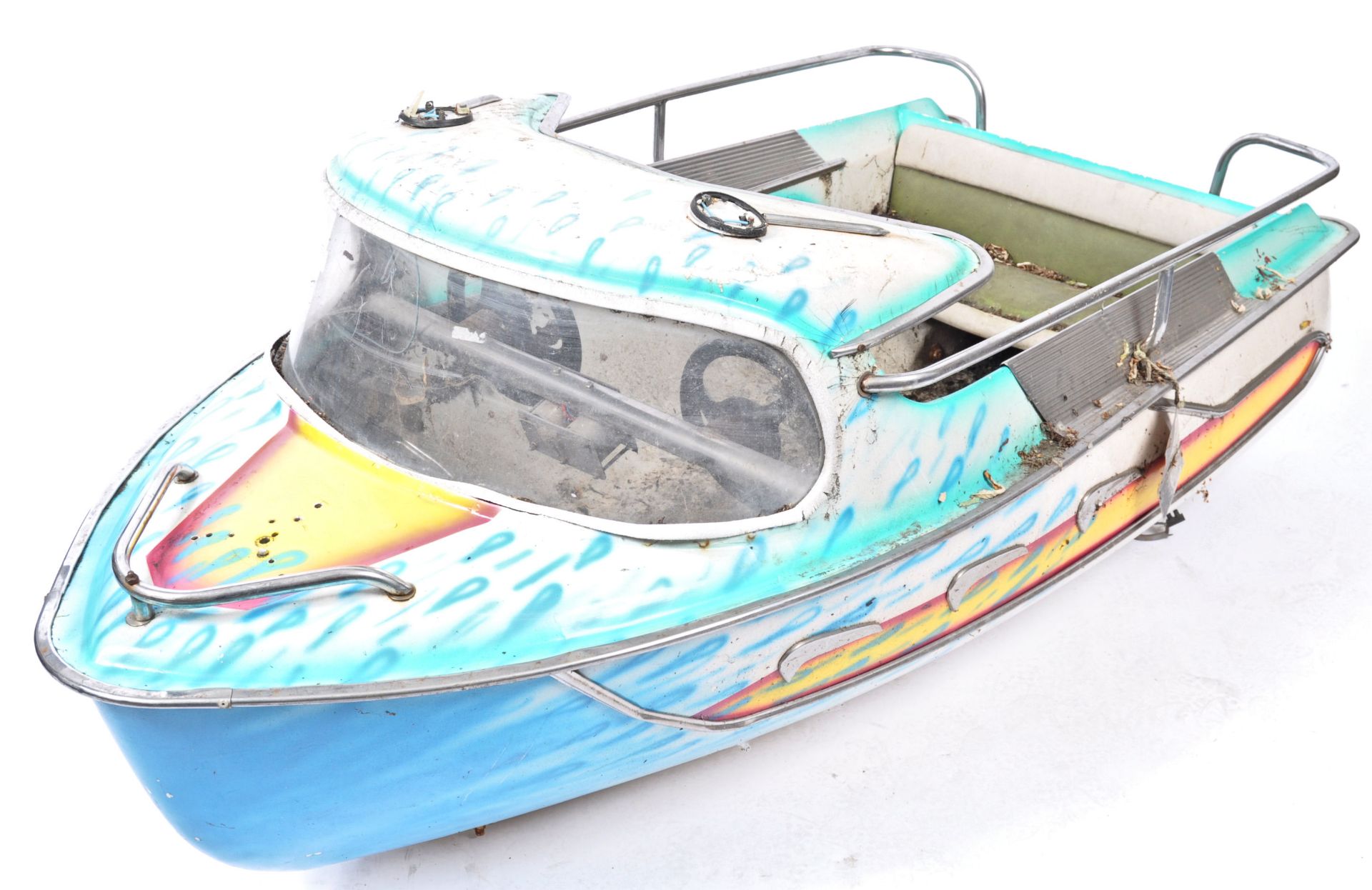 1970'S / 1980'S FAIRGROUND CAROUSEL RIDE - SPEED BOAT - Bild 3 aus 6