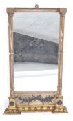 19TH CENTURY GILT WOOD AND GESSO WORKED PIER MIRROR