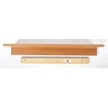ROBERT HERITAGE FOR TAPLEY - TEAK WALL MOUNTED CONSOLE TABLE