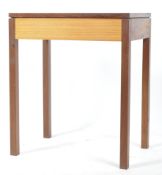 MANNER OF GREAVES & THOMAS MID CENTURY TEAK WOOD SIDE TABLE