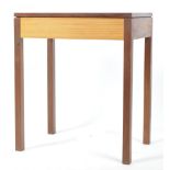 MANNER OF GREAVES & THOMAS MID CENTURY TEAK WOOD SIDE TABLE