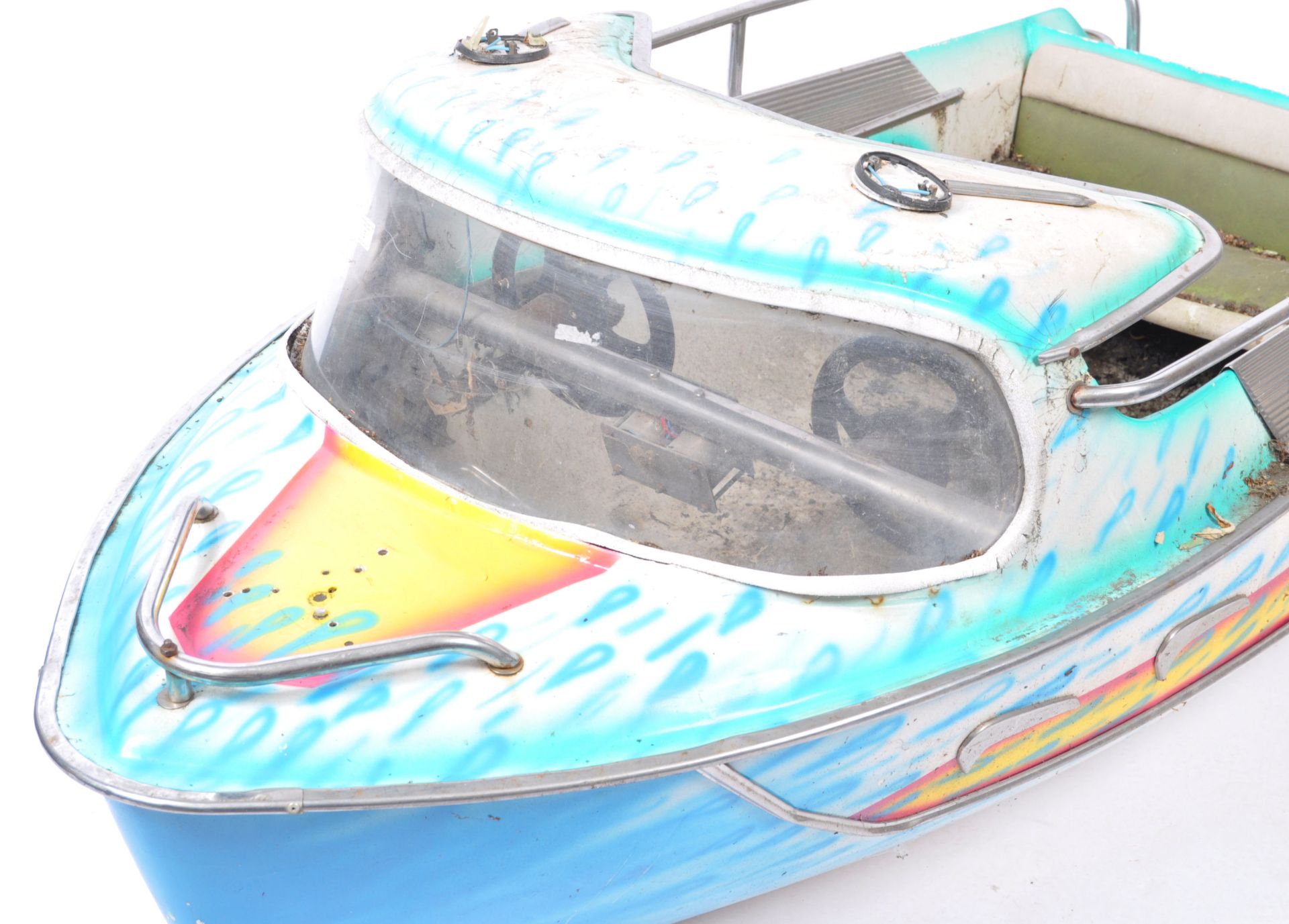 1970'S / 1980'S FAIRGROUND CAROUSEL RIDE - SPEED BOAT - Bild 4 aus 6