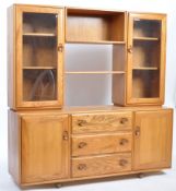 LUCIAN ERCOLANI - ERCOL MODEL 455 WINDSOR DRESSER DISPLAY CABINET