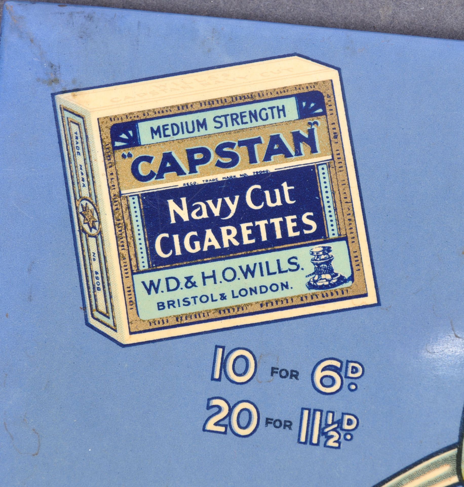 MID CENTURY WILLS CIGARETTES SHOP CARDED ADVERTISING SIGNS - Bild 4 aus 10