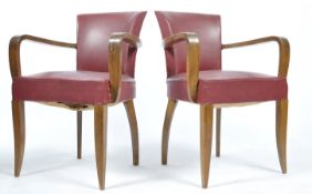 PAIR 1930'S ART DECO FRENCH BRIDGE CHAIRS - GAMES CHAIRS