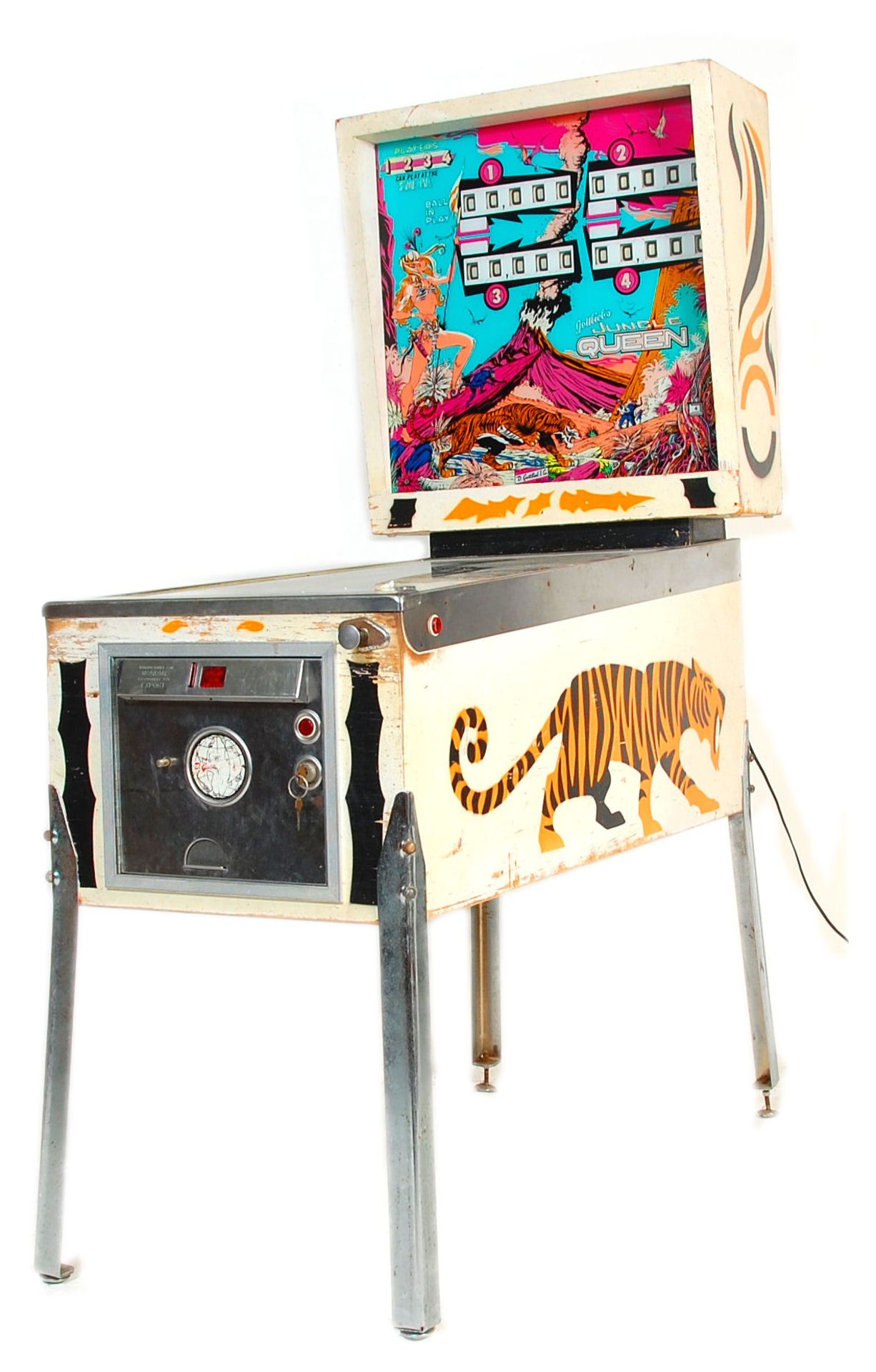 GOTTLIEB & CO - JUNGLE QUEEN - VINTAGE PINBALL MACHINE