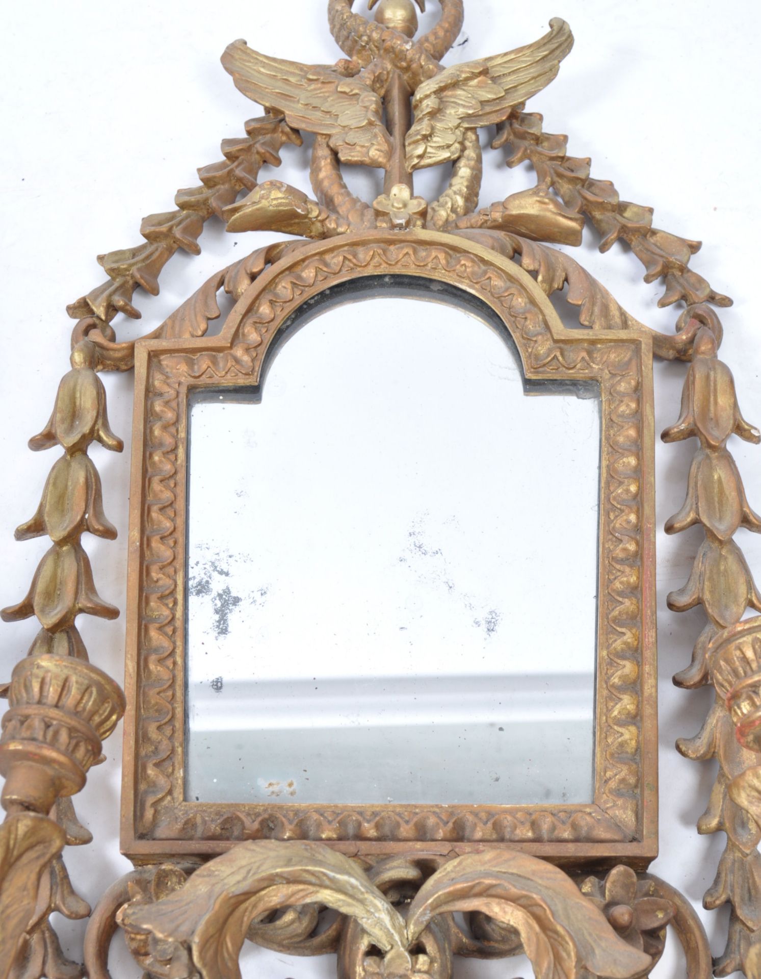 19TH CENTURY GIRANDOLE GILT WOOD FLORENTINE WALL MIRRORS - Bild 11 aus 16