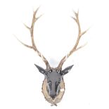 LIFESIZE FIBREGLASS INTERIOR TAXIDERMY STYLE DEERS