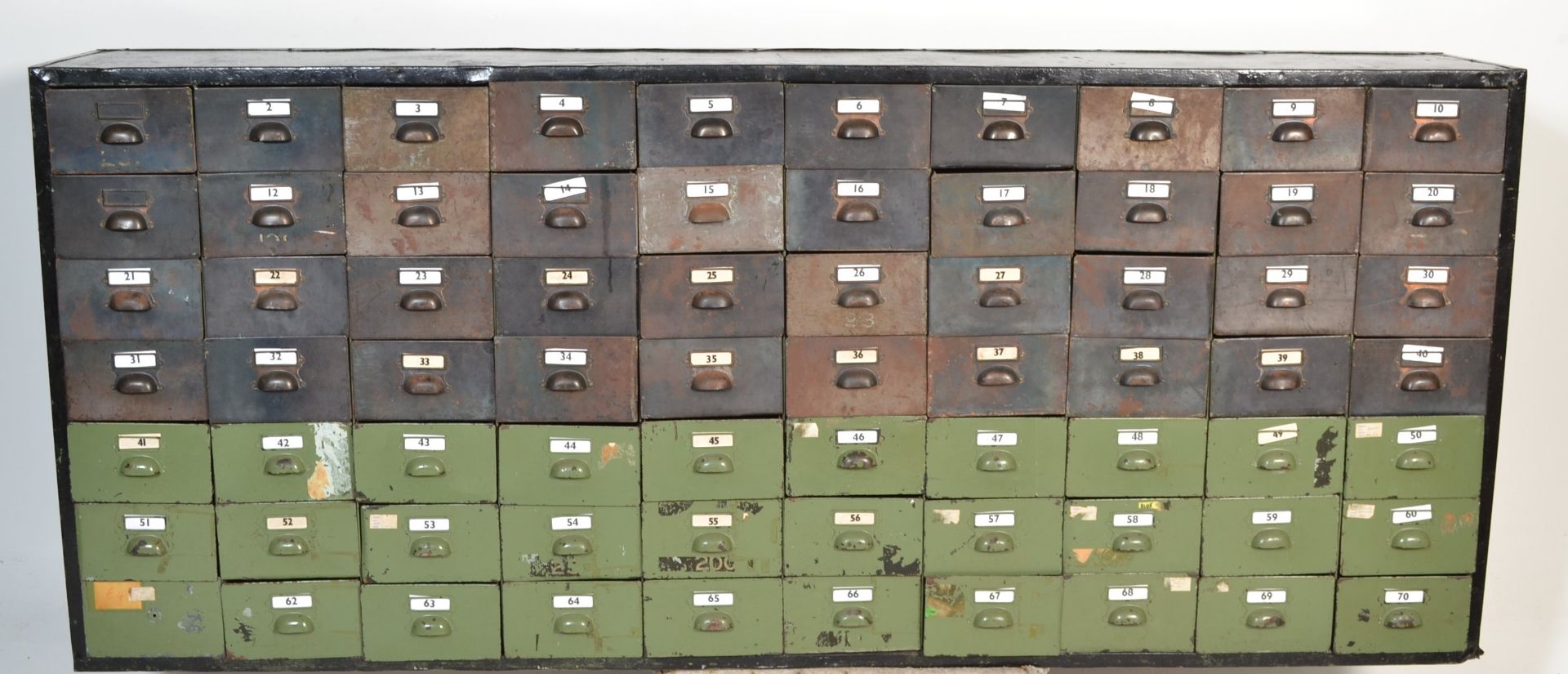 SYDNEY RAILWAY STATION INDUSTRIAL METAL FILING CABINET LOCKER - Bild 2 aus 4