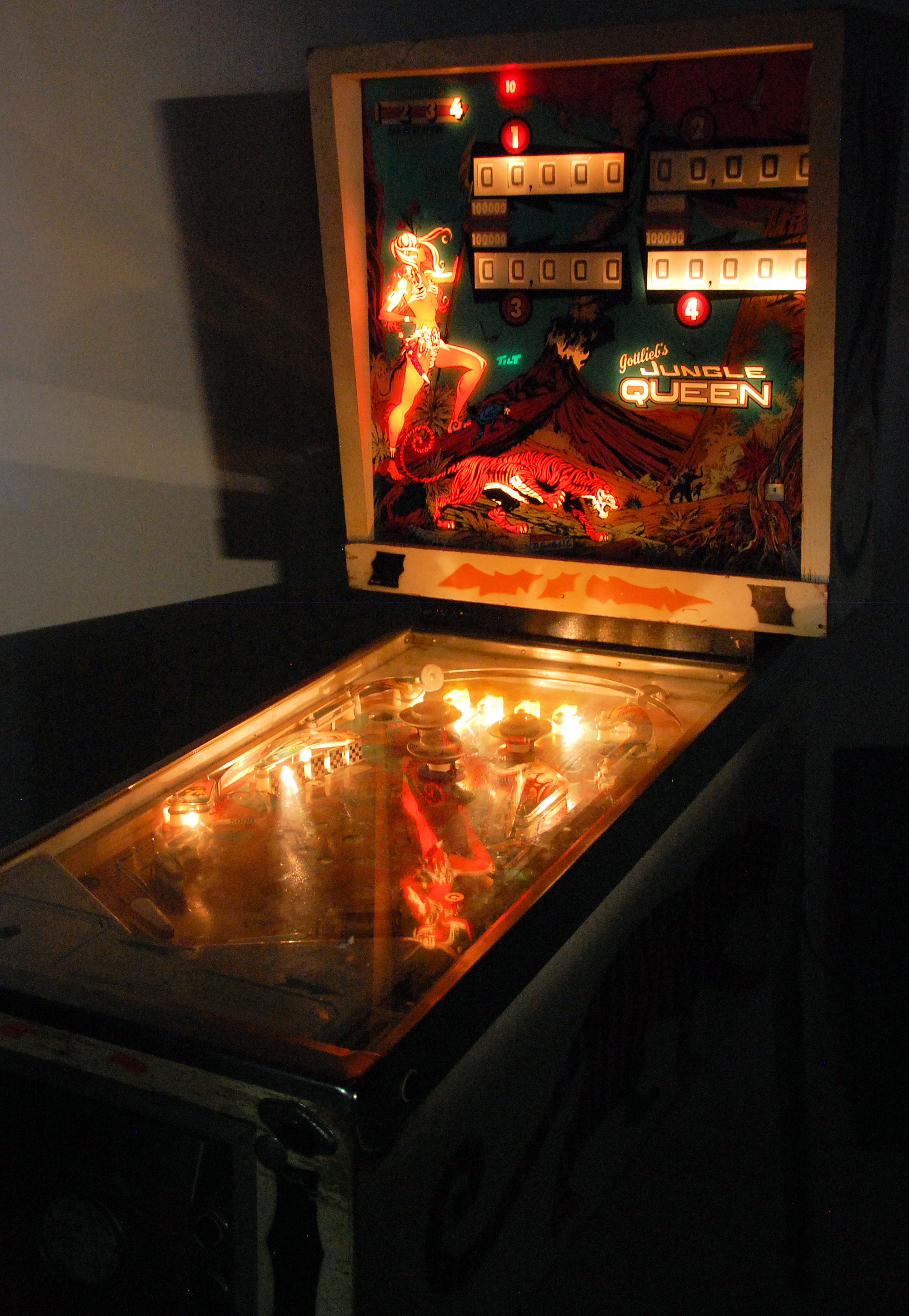 GOTTLIEB & CO - JUNGLE QUEEN - VINTAGE PINBALL MACHINE - Image 13 of 16