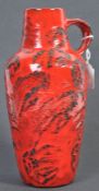 URSULA BEYRAU FOR GRAFLICH ORTENBURG FAT LAVA GERMAN VASE