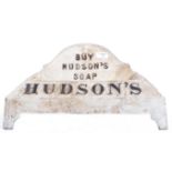 ORIGINAL HUDSON'S SOAP CAST IRON SHOP DOG BOWL