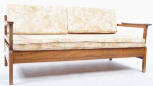BELIEVED HEALS OF LONDON - MID CENTURY WALNUT DAY BED SOFA