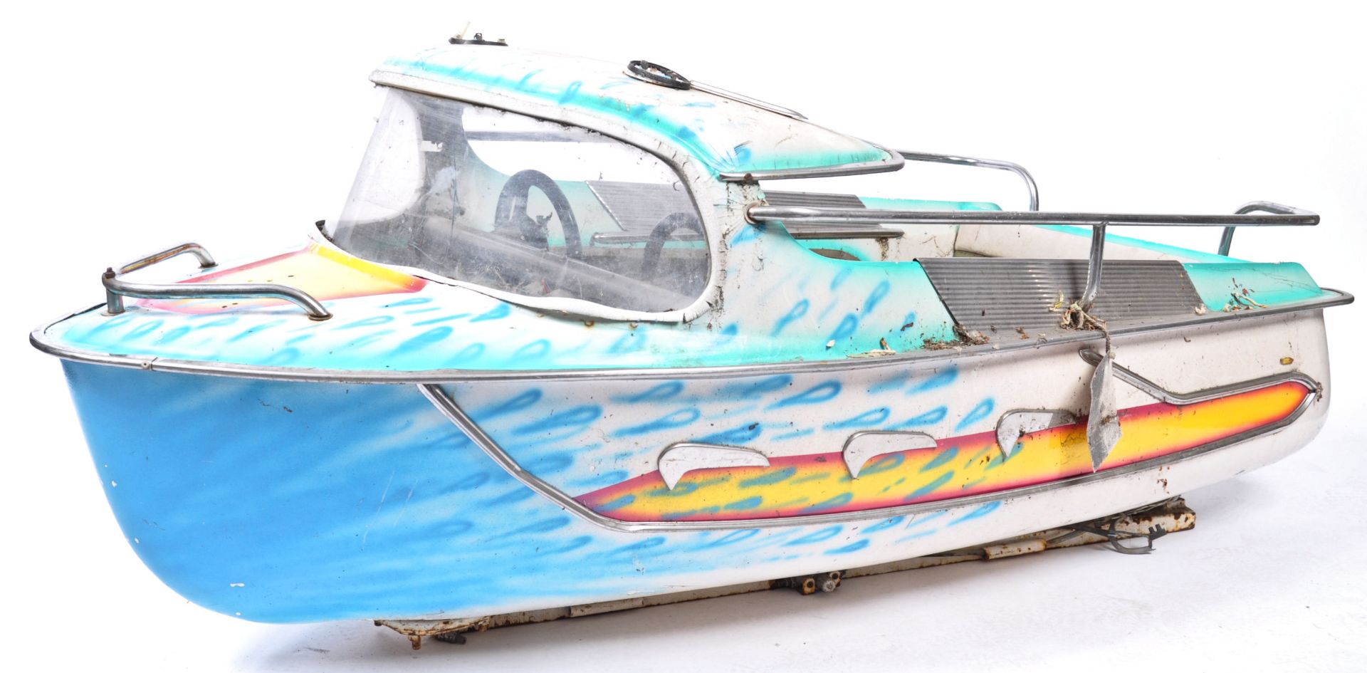 1970'S / 1980'S FAIRGROUND CAROUSEL RIDE - SPEED BOAT