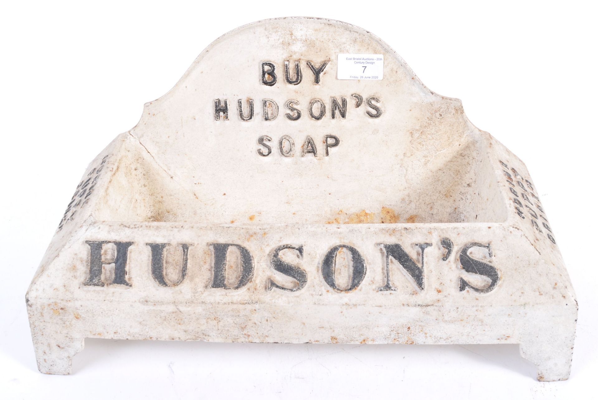 ORIGINAL HUDSON'S SOAP CAST IRON SHOP DOG BOWL - Bild 2 aus 4