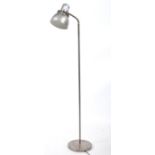 EARLY 20TH CENTURY MACHINE AGE ALUMINIUM STANDARD LAMP