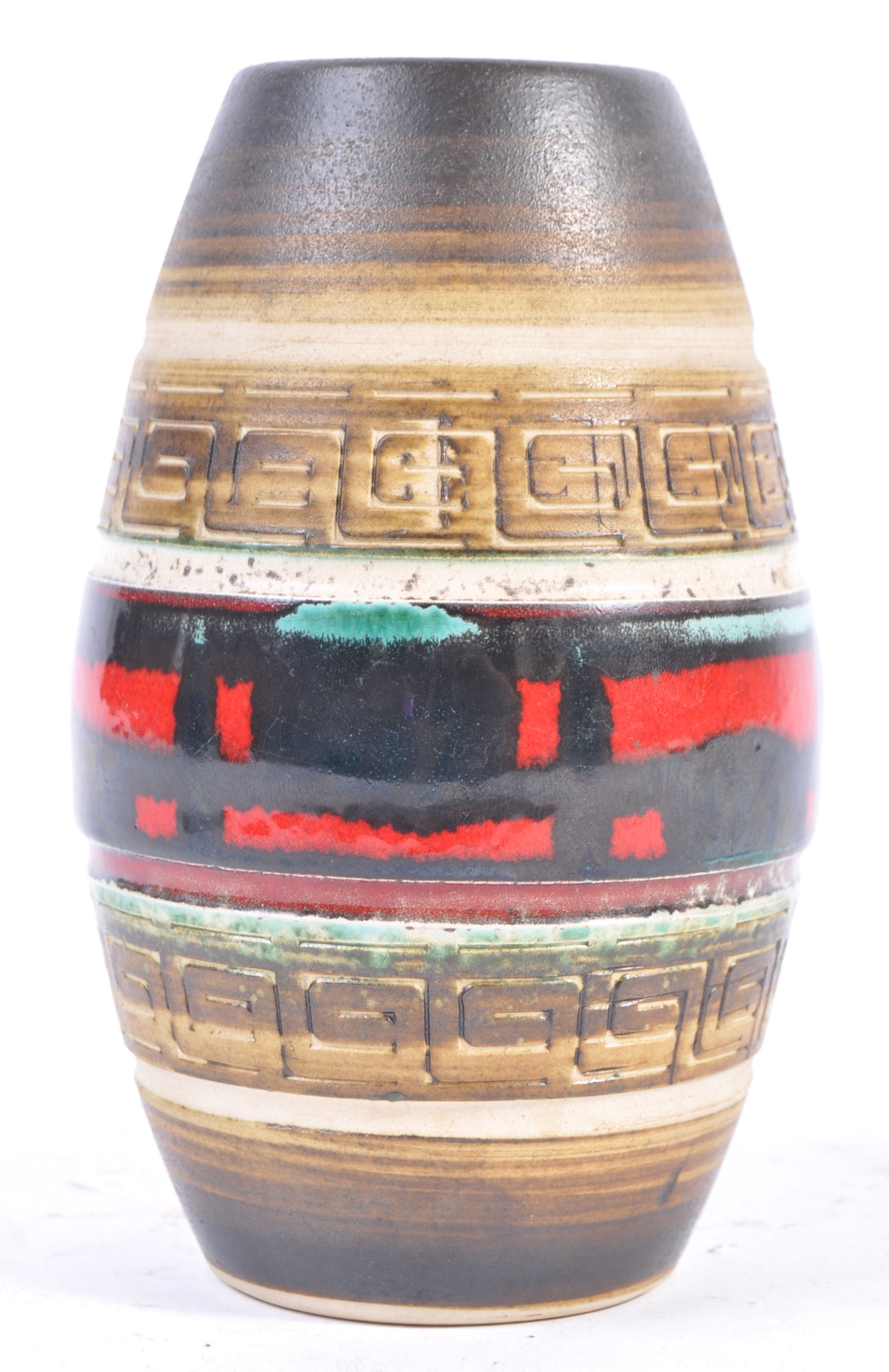 1970'S DUMLER BRIEDEN WEST GERMAN FAT LAVA POTTERY VASE - Image 2 of 4