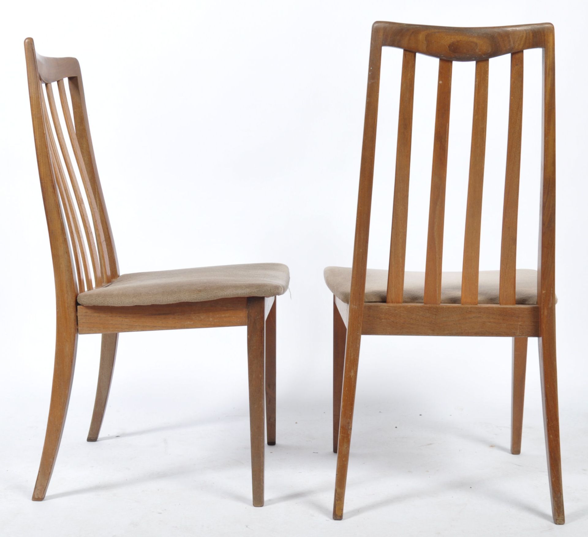 LESLIE DANDY FOR G-PLAN SET OF 6 TEAK WOOD DINING CHAIRS - Bild 6 aus 9