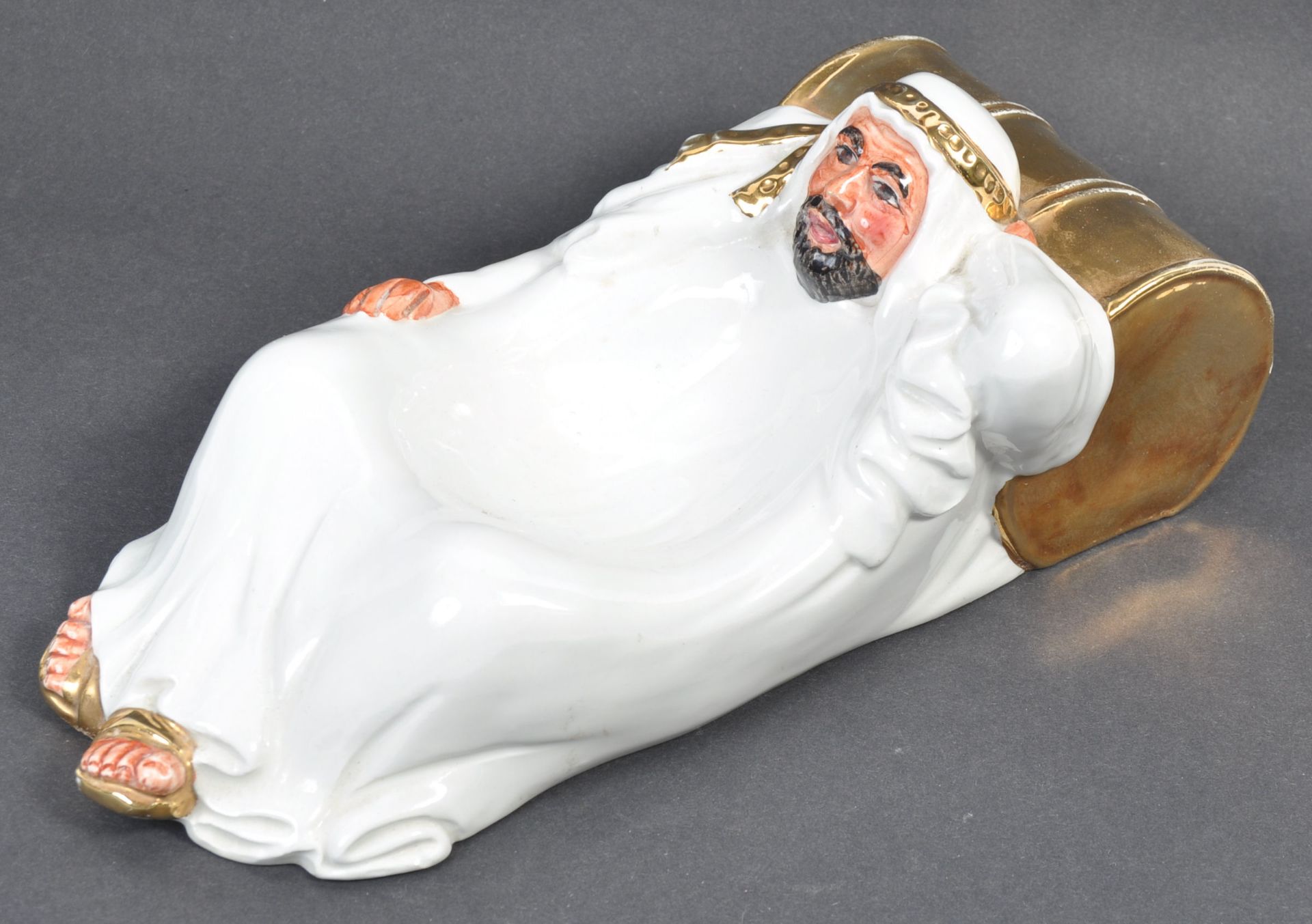 AZ ( ANTOINO ZEN ) OF NOVE ITALY - ARAB SHEIK CERAMIC FIGURINE - Bild 2 aus 7