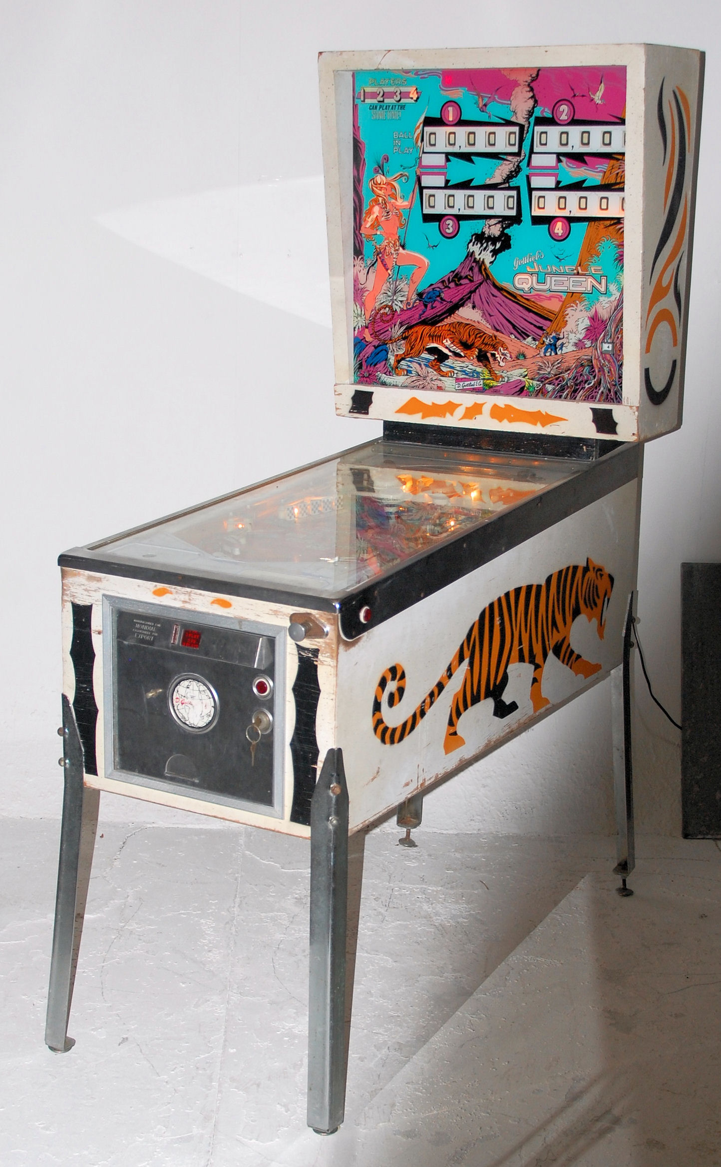 GOTTLIEB & CO - JUNGLE QUEEN - VINTAGE PINBALL MACHINE - Image 12 of 16