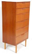 VINTAGE 20TH CENTURY TEAK WOOD CHEST OF DRAWERS BY AUSTINSUITE