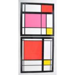 AFTER PIET MONDRIAN - DUTCH 20TH CENTURY ABSTRACT COMPOSITIONS