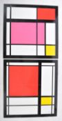 AFTER PIET MONDRIAN - DUTCH 20TH CENTURY ABSTRACT COMPOSITIONS