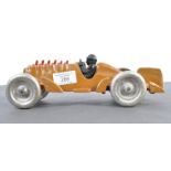 VINTAGE REVIVAL CAST IRON DESK TIDY RACING CAR MODEL