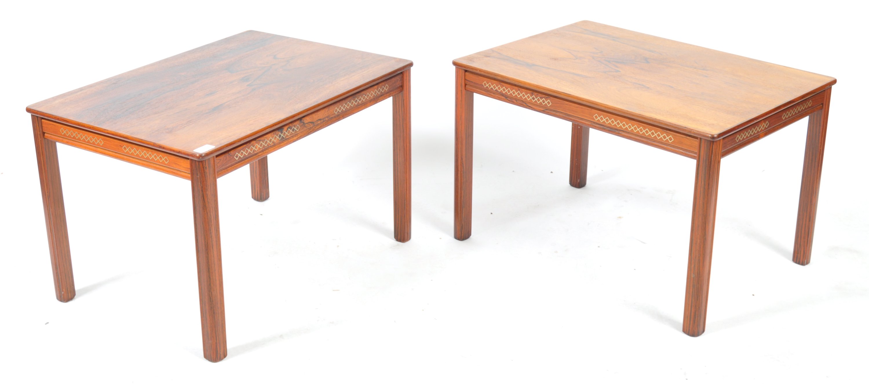 ALBERT LARSSON FOR ALBERTS TIBRO - PAIR OF MID CENTURY TABLES - Image 2 of 7