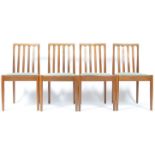 BRITISH 20TH CENTURY DESIGN - SET OF 4 G-PLAN TEAK WOOD CHAIRS