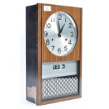 SEIKO CLOCKS - JAPAN. A 1970' 30 DAY TEAK CASED WALL CLOCK