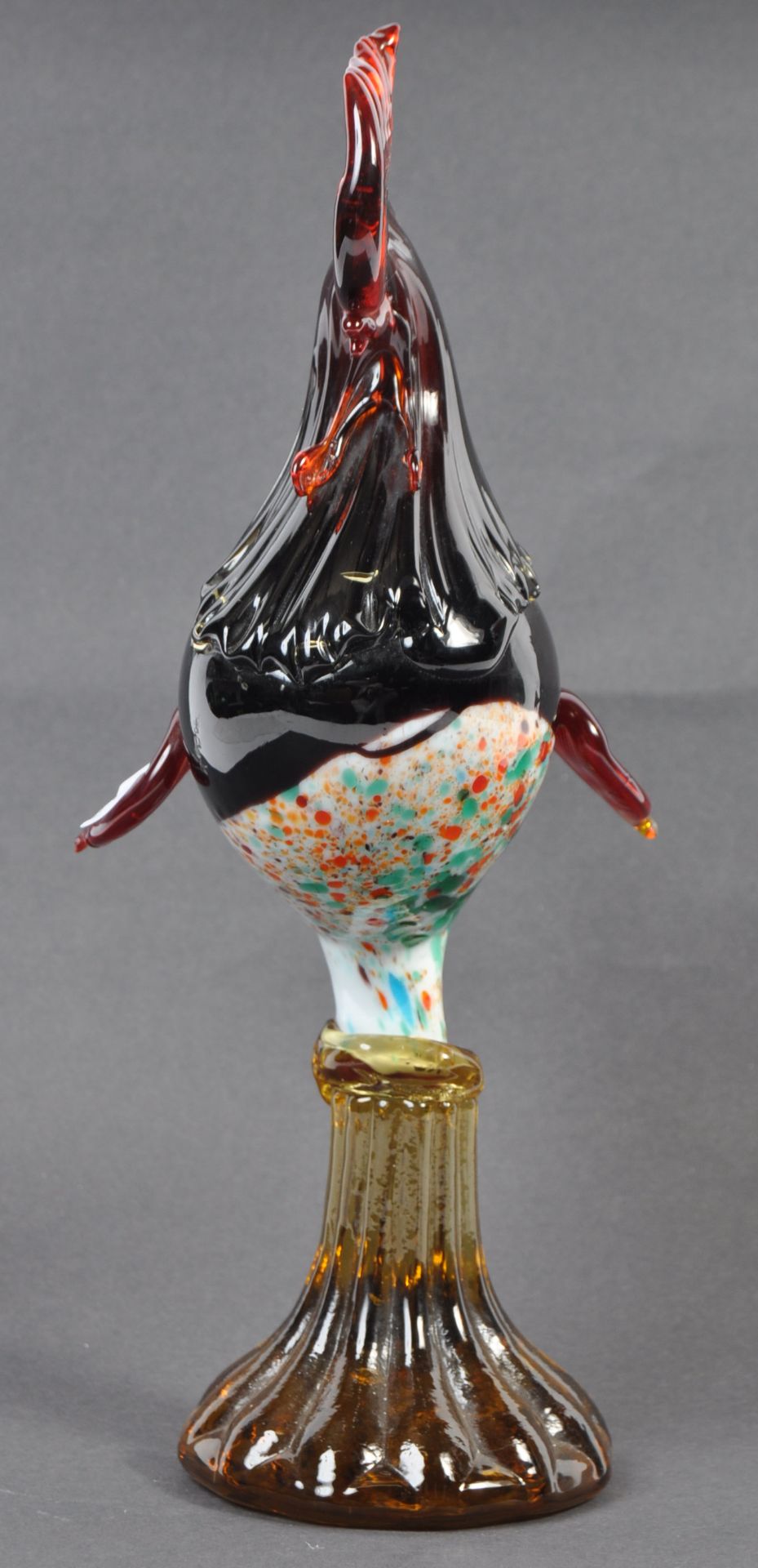 MURANO ART GLASS ITALIAN MID CENTURY COCKEREL SCULPTURE - Bild 3 aus 7