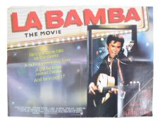 LA BAMBA - 1987 - UK QUAD CINEMA ADVERTISING POSTE