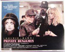 GOLDIE HAWN - PRIVATE BENJAMIN - SIGNED LOBBY CARD