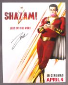 DC COMICS ' SHAZAM ' ZACHARY LEVI AUTOGRAPHED PHOT