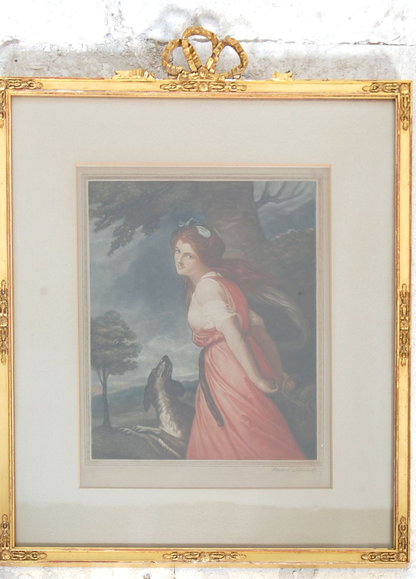Edward Stodart(1841-1914) -  An antique 19th Century portrait print to depicting a lady in a red - Bild 2 aus 22