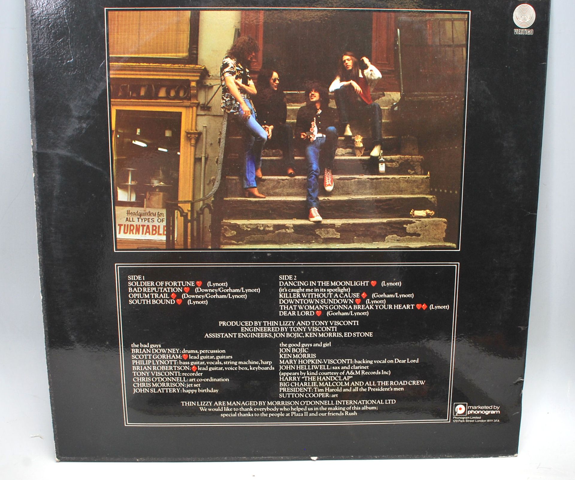 A group of four vinyl long play record albums by Thin Lizzy to include a – – Original Vertigo U.K. - Image 2 of 5