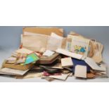 A large quantity of 19th Century and later ephemera to include, postcards, maps, books, etchings and