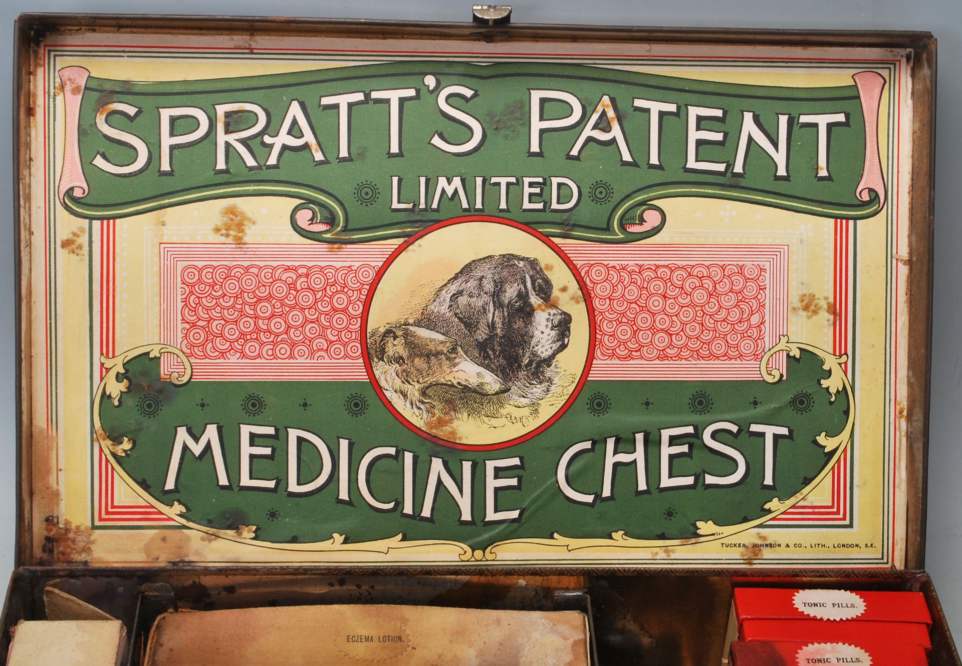 A 19th Century Victorian canine apothecary veterinarian chemist counter shot display medicine - Bild 3 aus 17