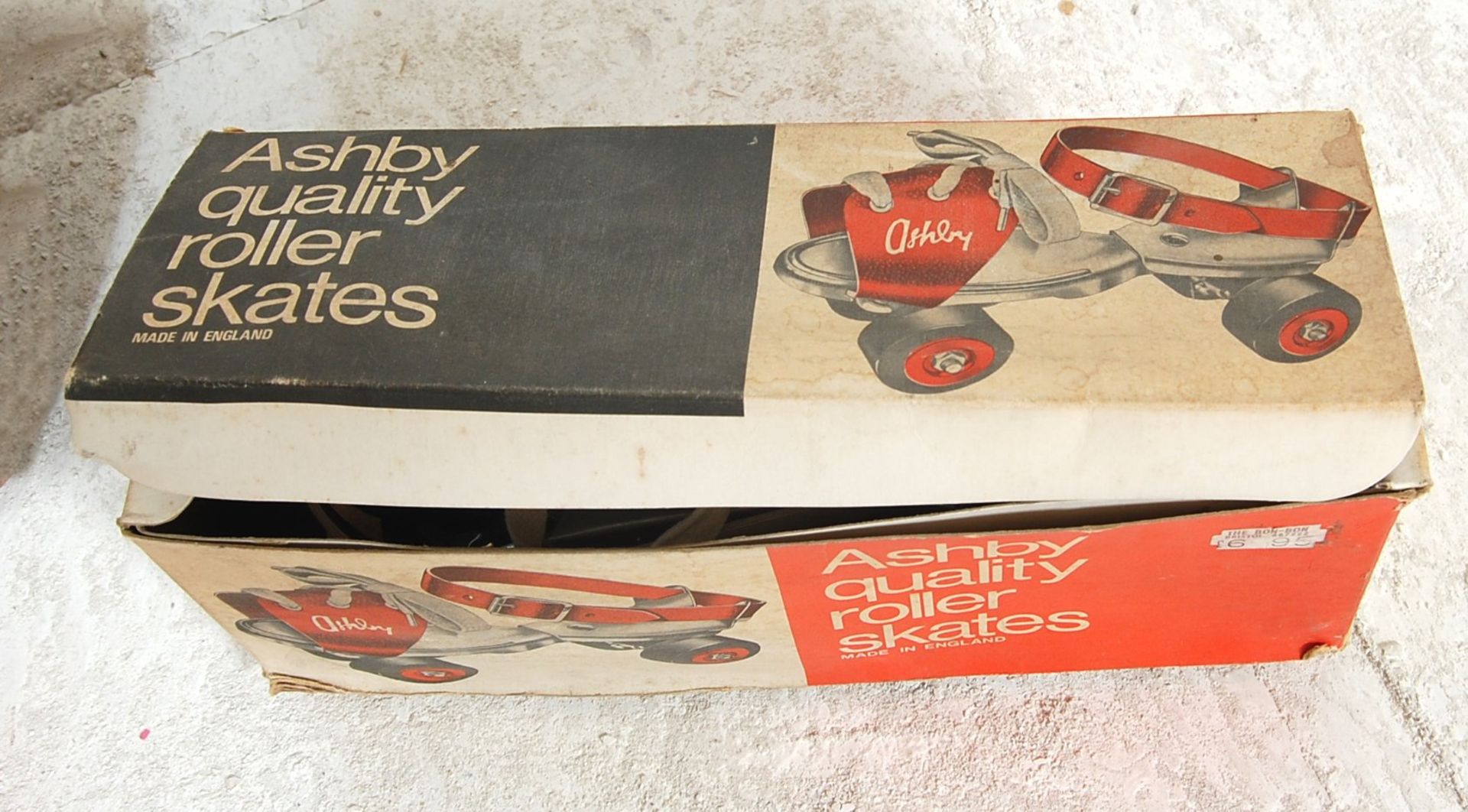 A pair of retro vintage mid century originals Ashby quality roller skates in original box, never - Bild 3 aus 6
