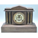 A 20th century Edwardian mantle clock