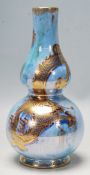 A 1930's Wedgwood fairyland lustre double gourd bl