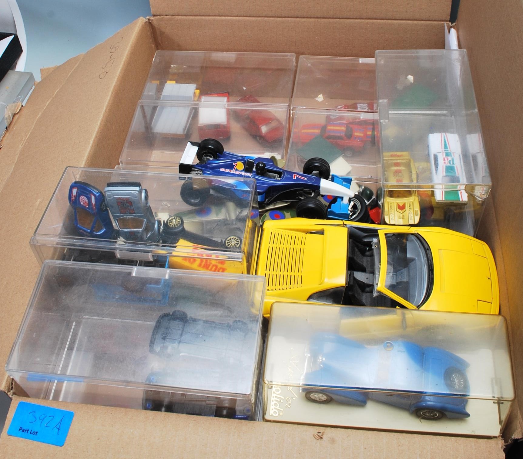 An assorted collection of scale diecast model toy cars to include include Lledo, Badass Cars, Corgi, - Image 3 of 8