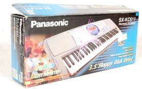 A retro vintage Casio Panasonic SX - KC611 61 key touch sensitive electronic synthesiser