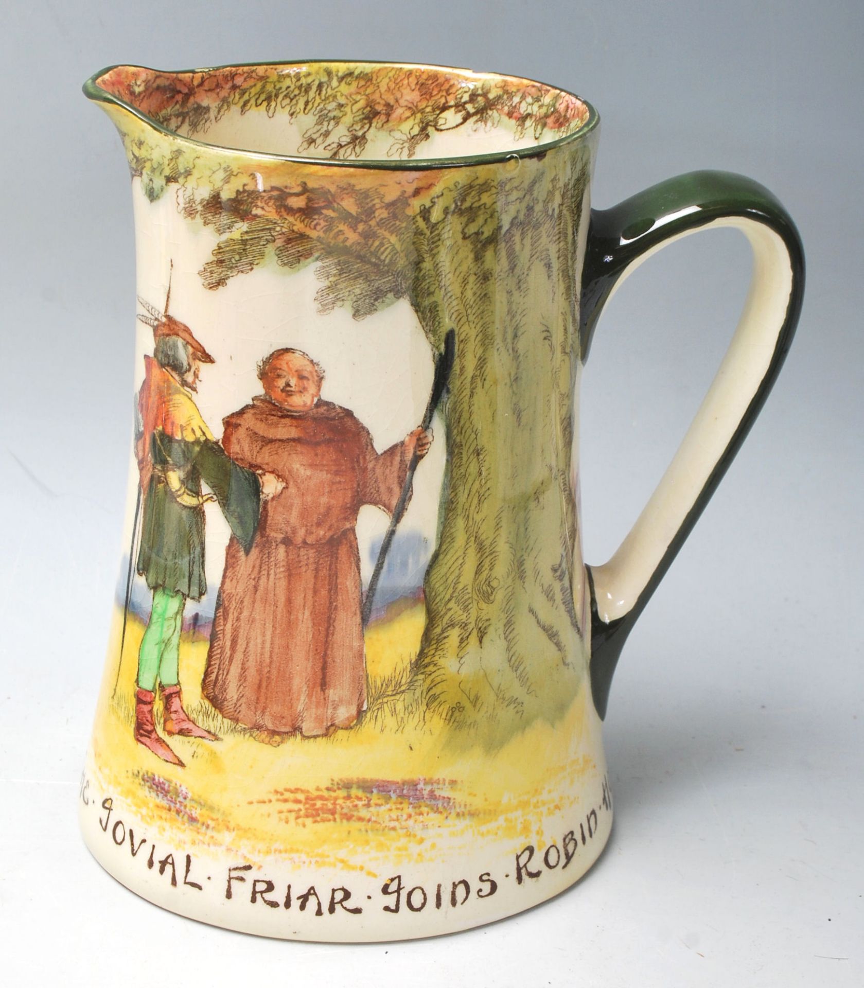 A group of Royal Doulton china series ware to include an Under the Greenwood tree jug, The Fat Boy - Image 9 of 10