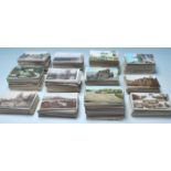 Old British Postcards - Antique/vintage views. All smaller size, unsleeved in box. Quantity of 2,000