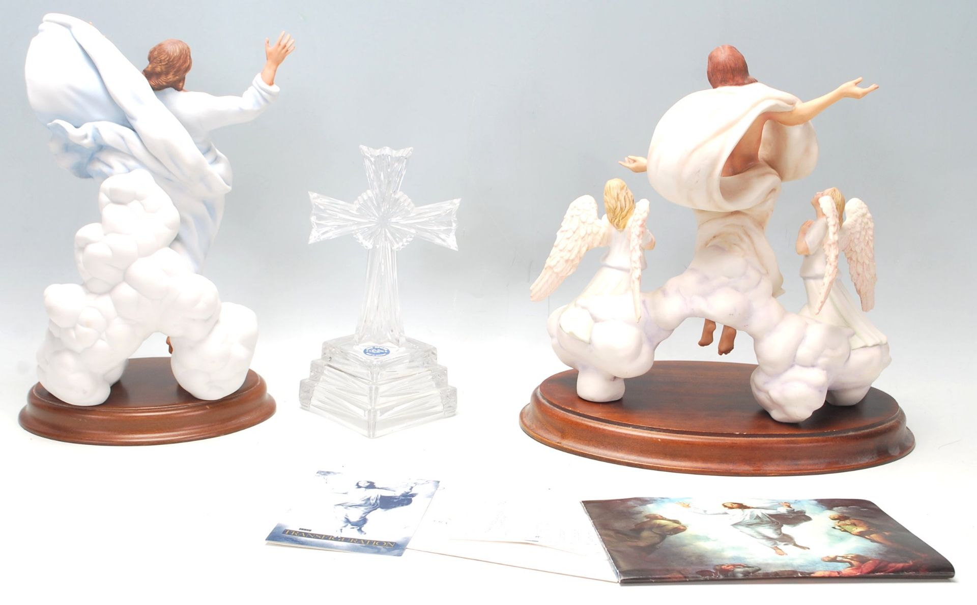 The Transfiguration by Franklin Mint hand painted fine porcelain ceramic figurine depicting Christ - Image 2 of 6
